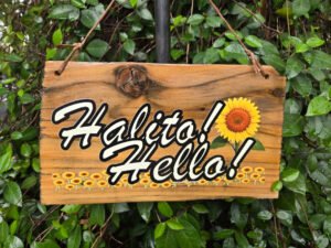 Halito Sunflower Halito Sunflower - Reclaimed wood sign