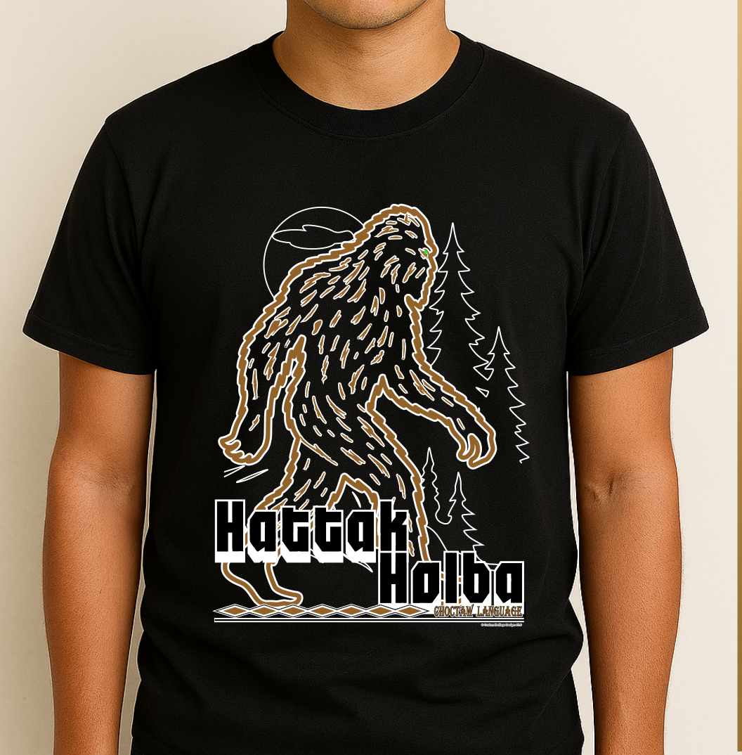 Hattak Halba on Black shirt Hattak Holba - Graphic T