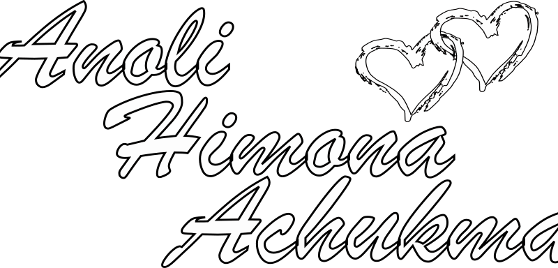 Anoli Himona Ackukma - Reclaimed wood sign