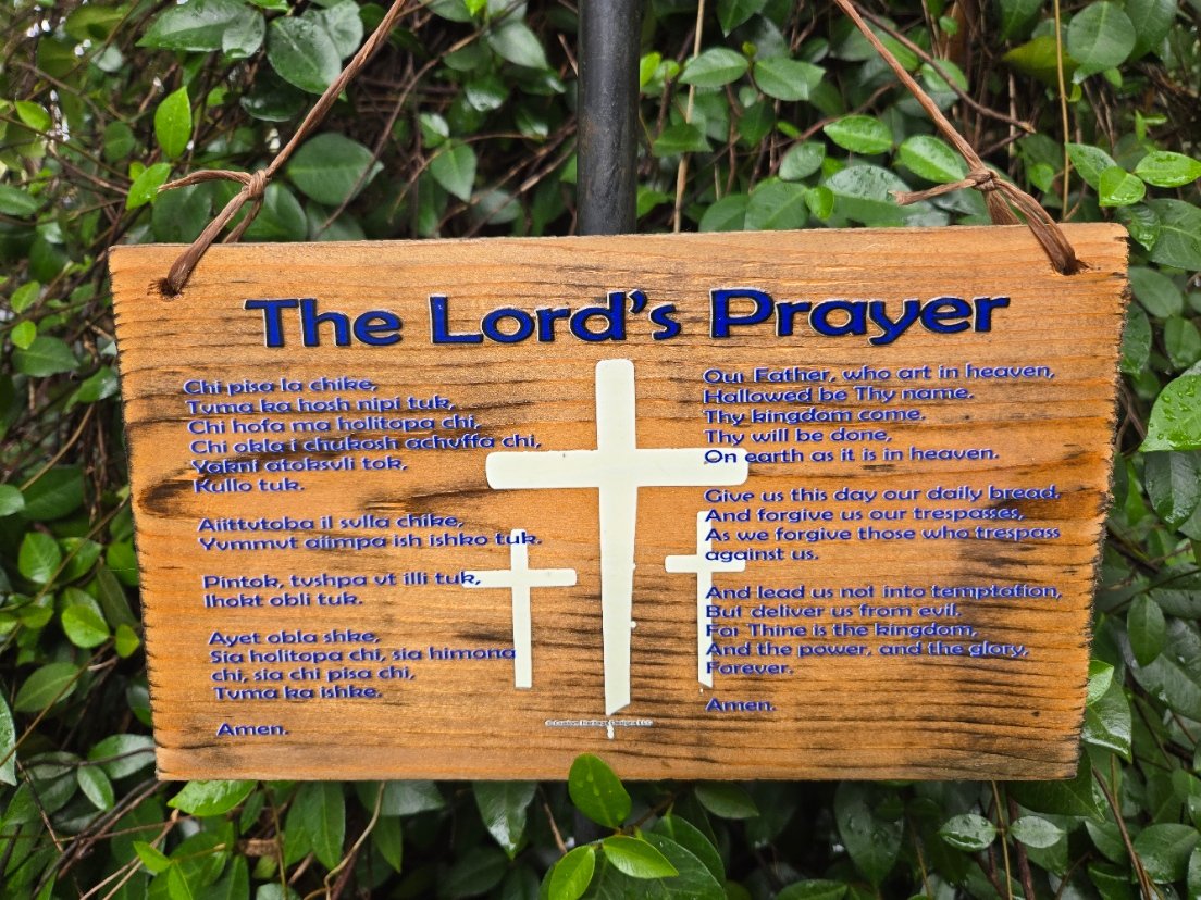 The Lord’s Prayer - Reclaimed wood sign
