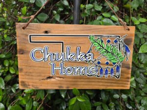 Oklahoma Chukka — Oklahoma - Reclaimed wood sign