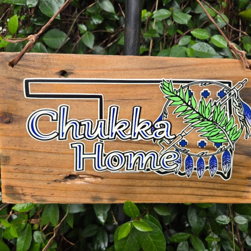 Chukka — Oklahoma - Reclaimed wood sign
