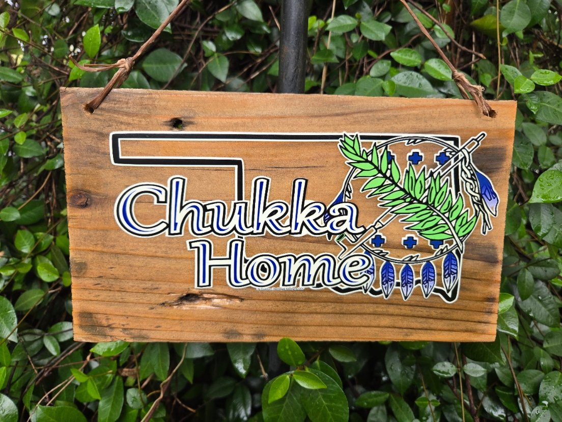 Chukka — Oklahoma - Reclaimed wood sign