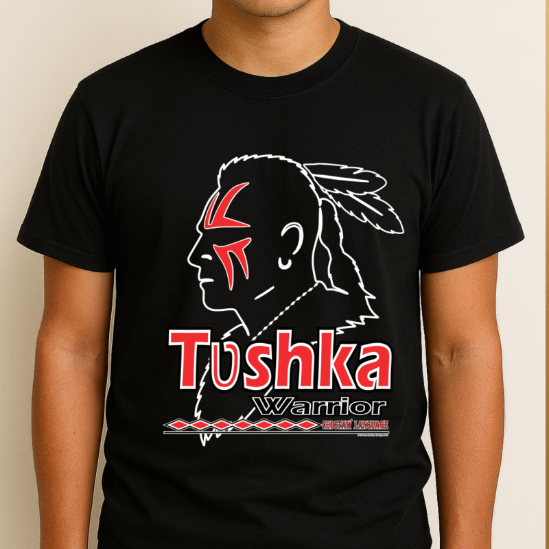 Tushka on Black shirt Tushka - Graphic T