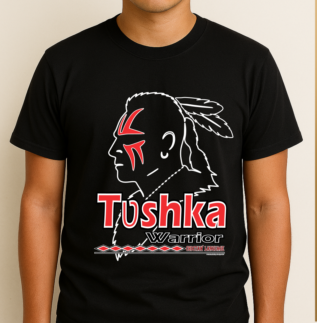 Tushka on Black shirt Tushka - Graphic T
