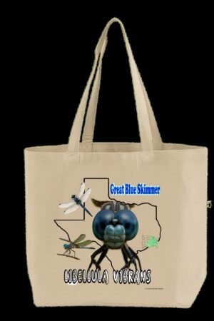 Blue Skimmer Libellula Vibrans - Tote Bag