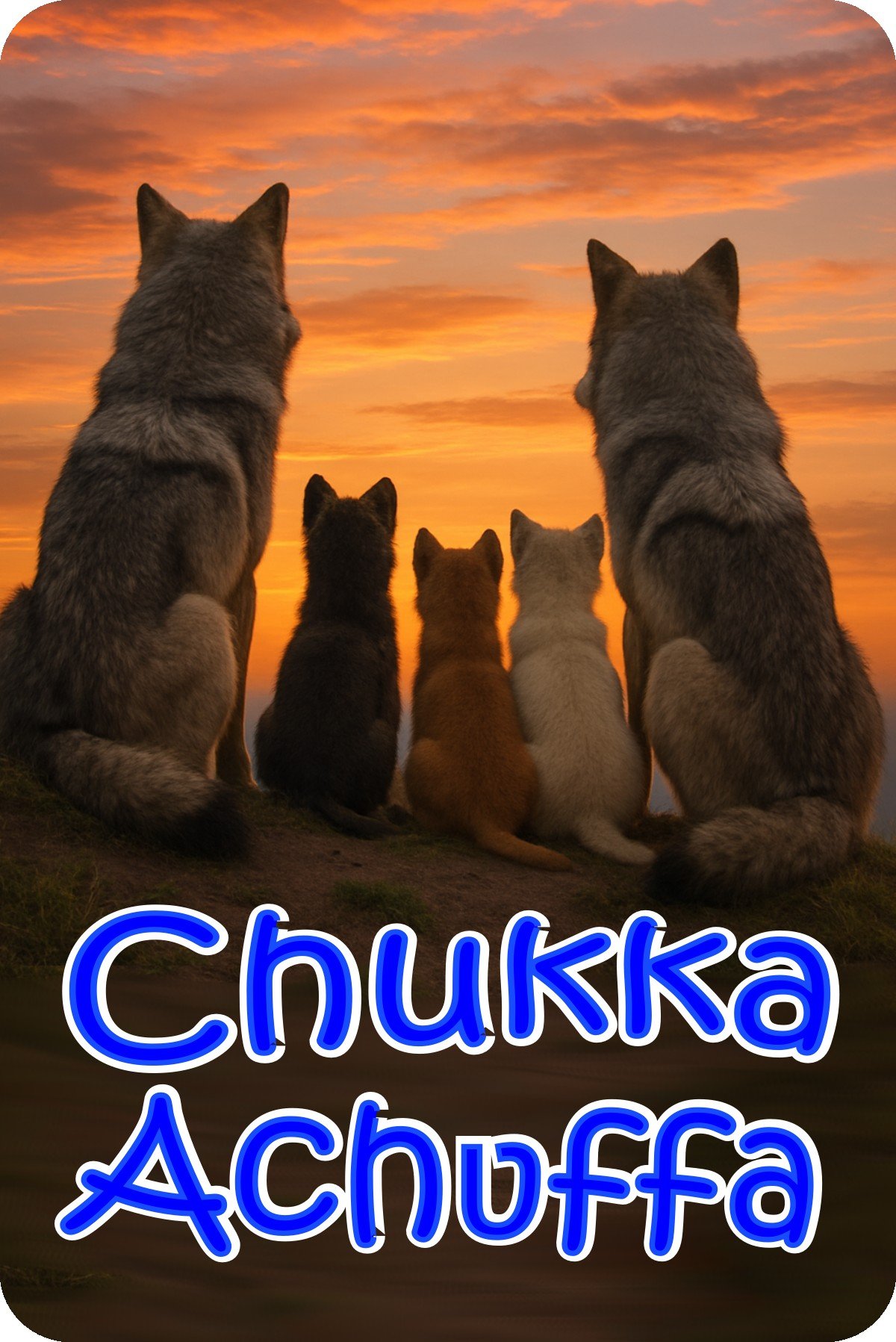 Chukka Achuffa Wolves - Key Chain