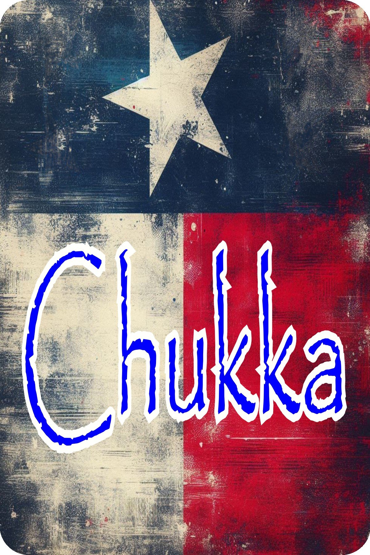 Chukka TX Flag graphic Chukka Texas - Key Chain