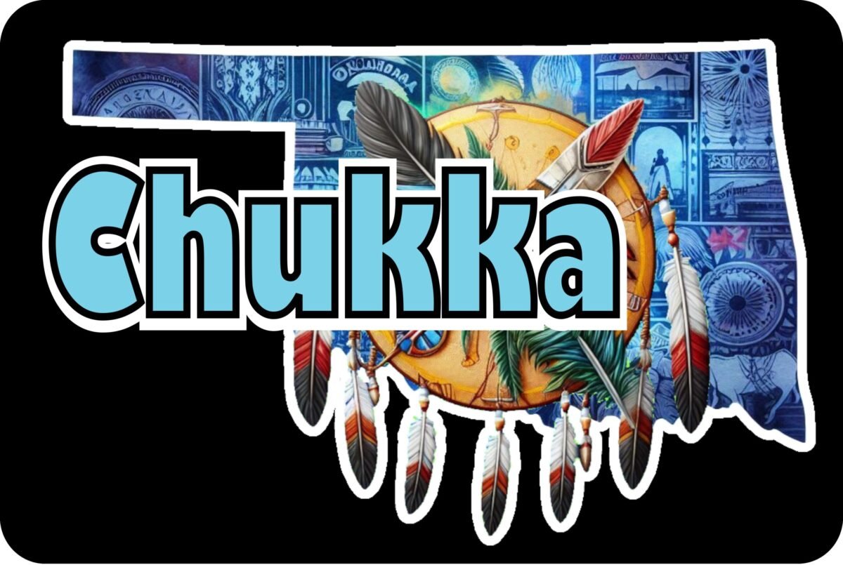 Chukka ok graphic Chukka Oklahoma - Key Chain