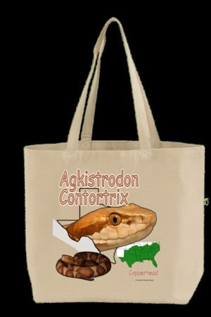 Copperhead Agkistrodon Contortrix - Tote Bag