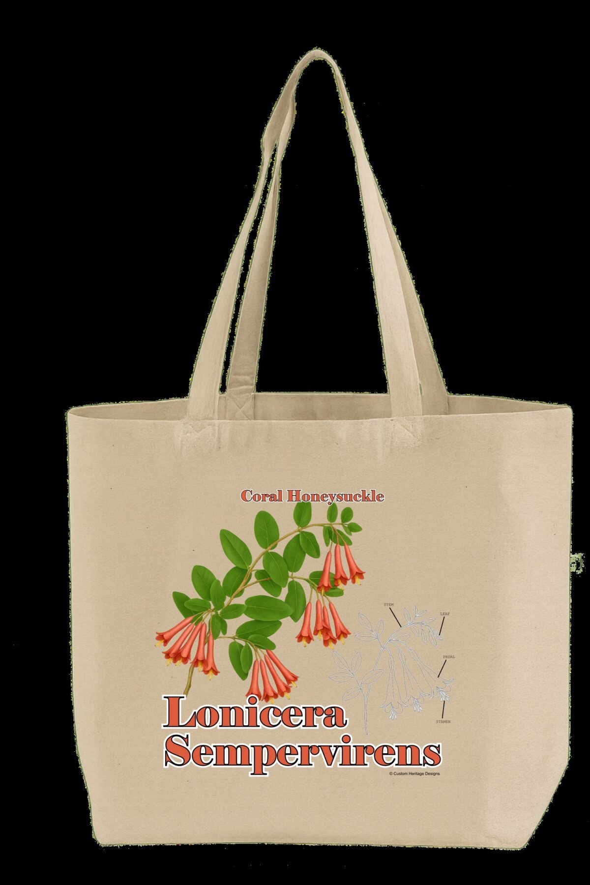Lonicera sempervirens - Tote Bag
