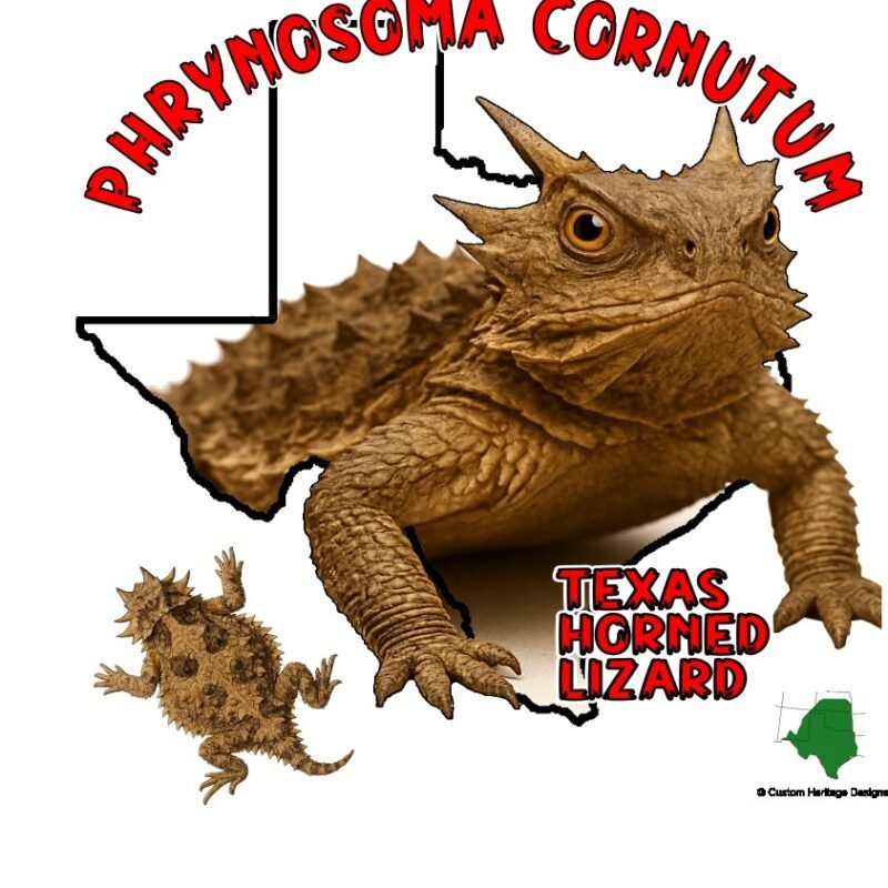 Horney Toad Phrynosoma Cornutum - Graphic T