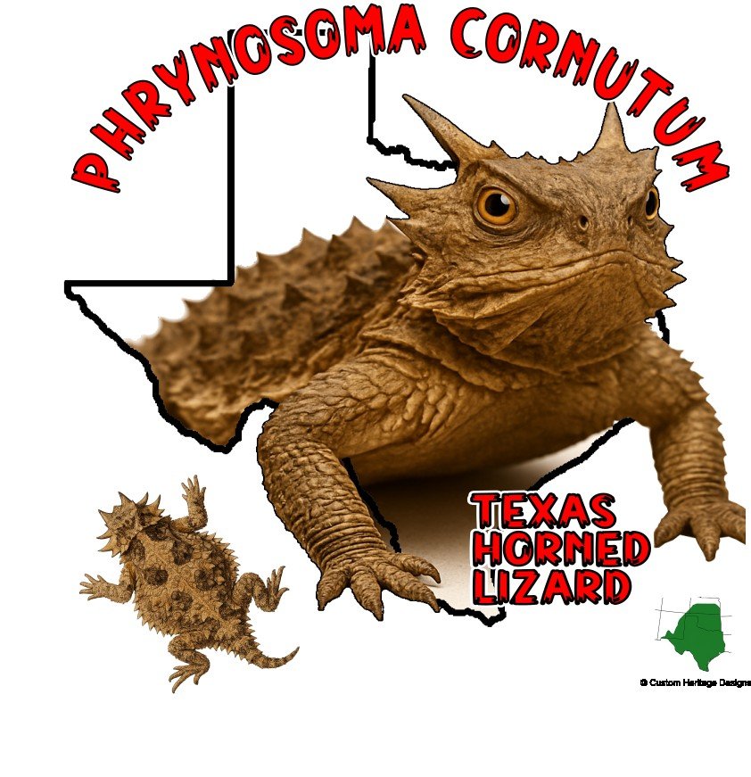 Horney Toad Phrynosoma Cornutum - Graphic T
