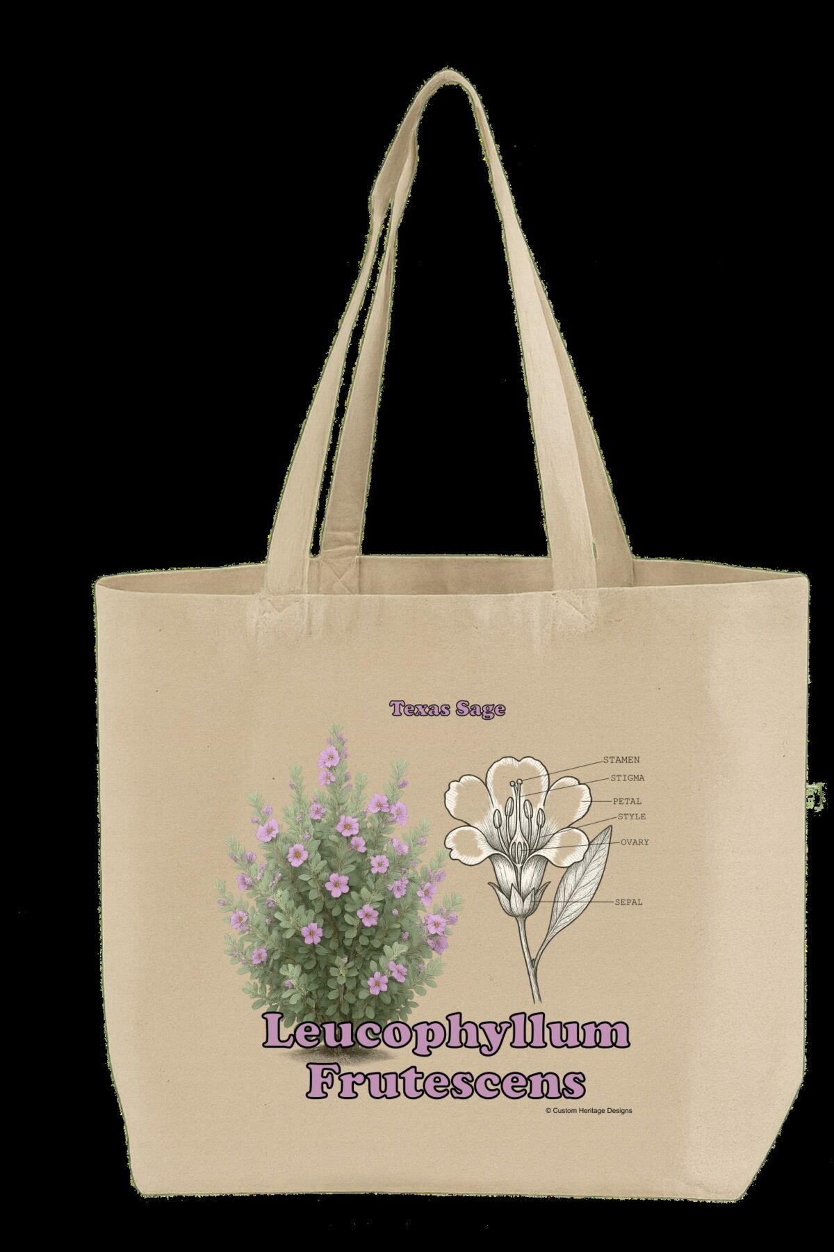 Sage Leucophyllum frutescens - Tote Bag