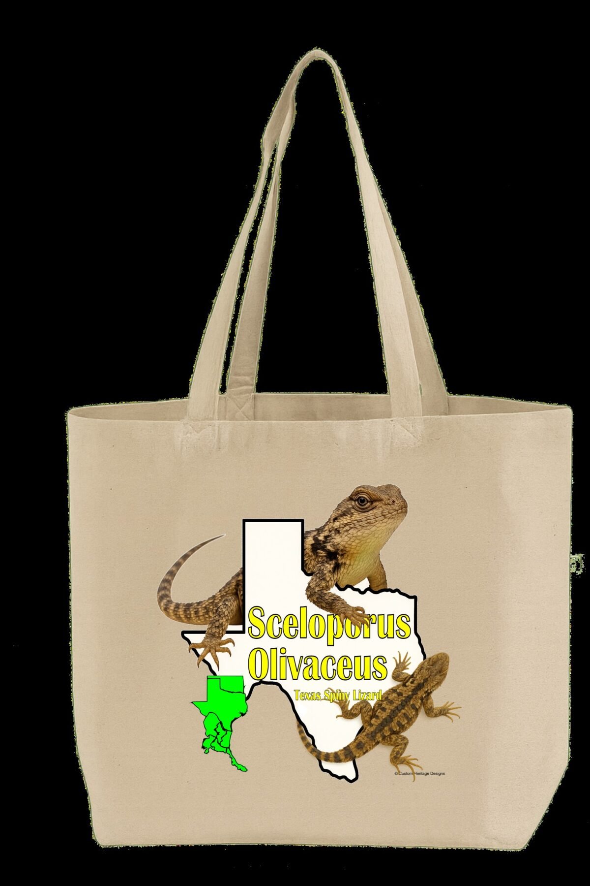 Texas Fence Lizard Sceloporus Olivaceus - Tote Bag
