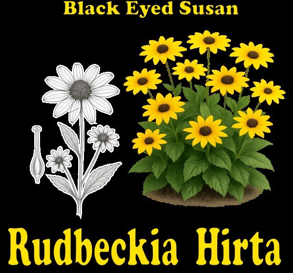 Rudbeckia hirta - Graphic T